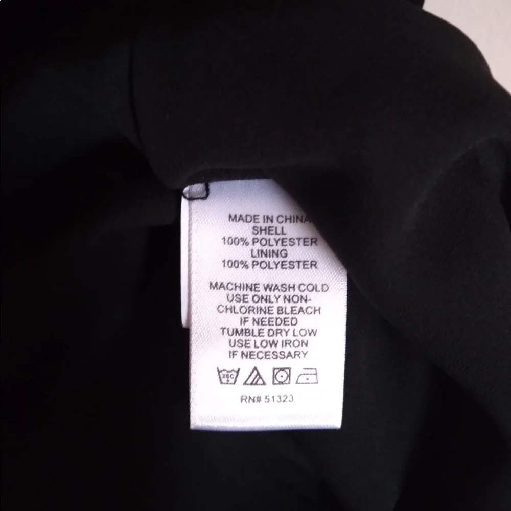 1. State Size Medium Black Ruffle Short Sleeve Off The Shoulder Blouse - Picture 10 of 11